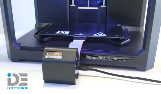 IDE Heated Build Plate System for the MakerBot Replicator+ heated build platform